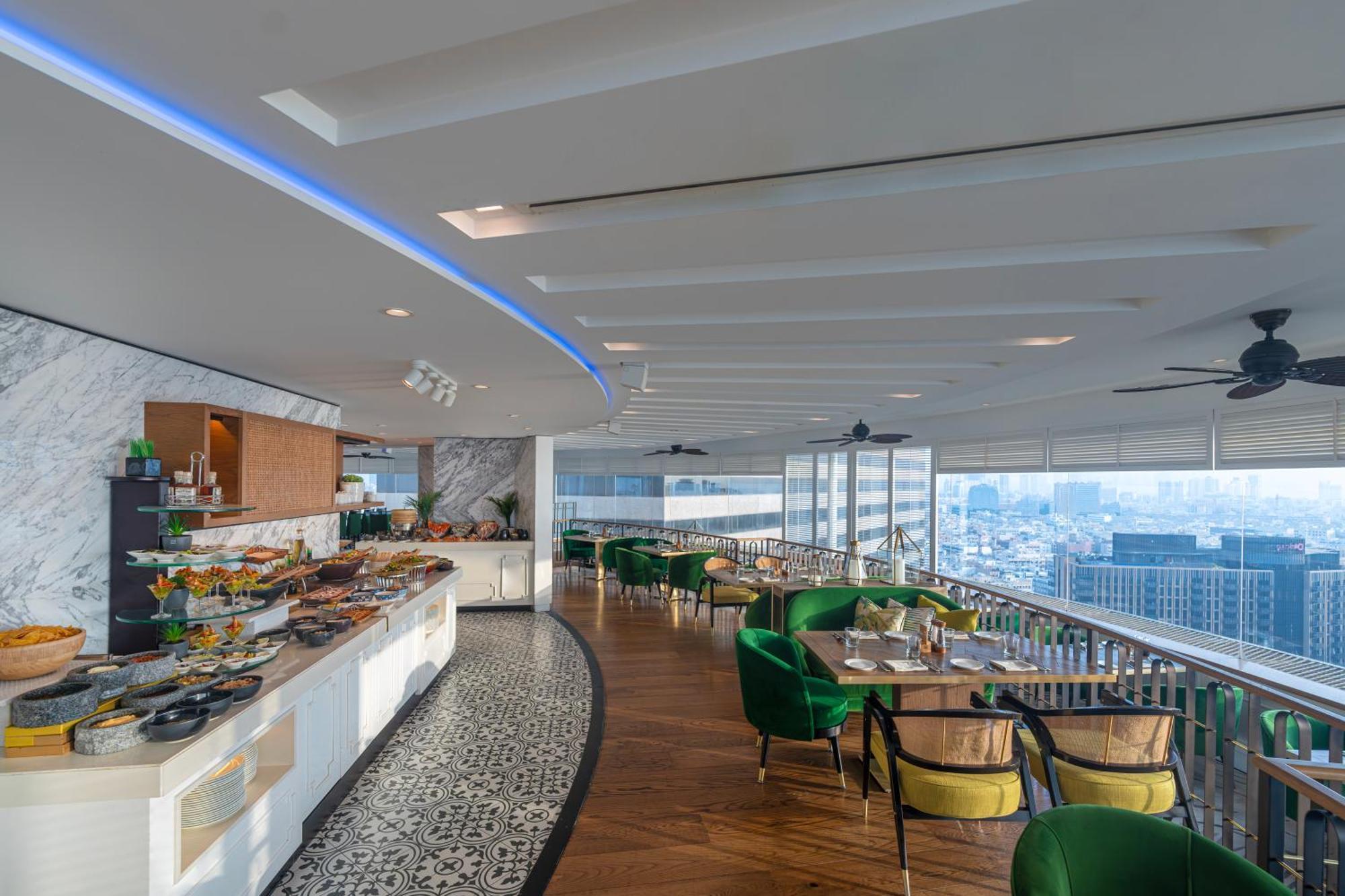 Hotel Hyatt Regency Dubai - Corniche Esterno foto The 360° Sky Lounge